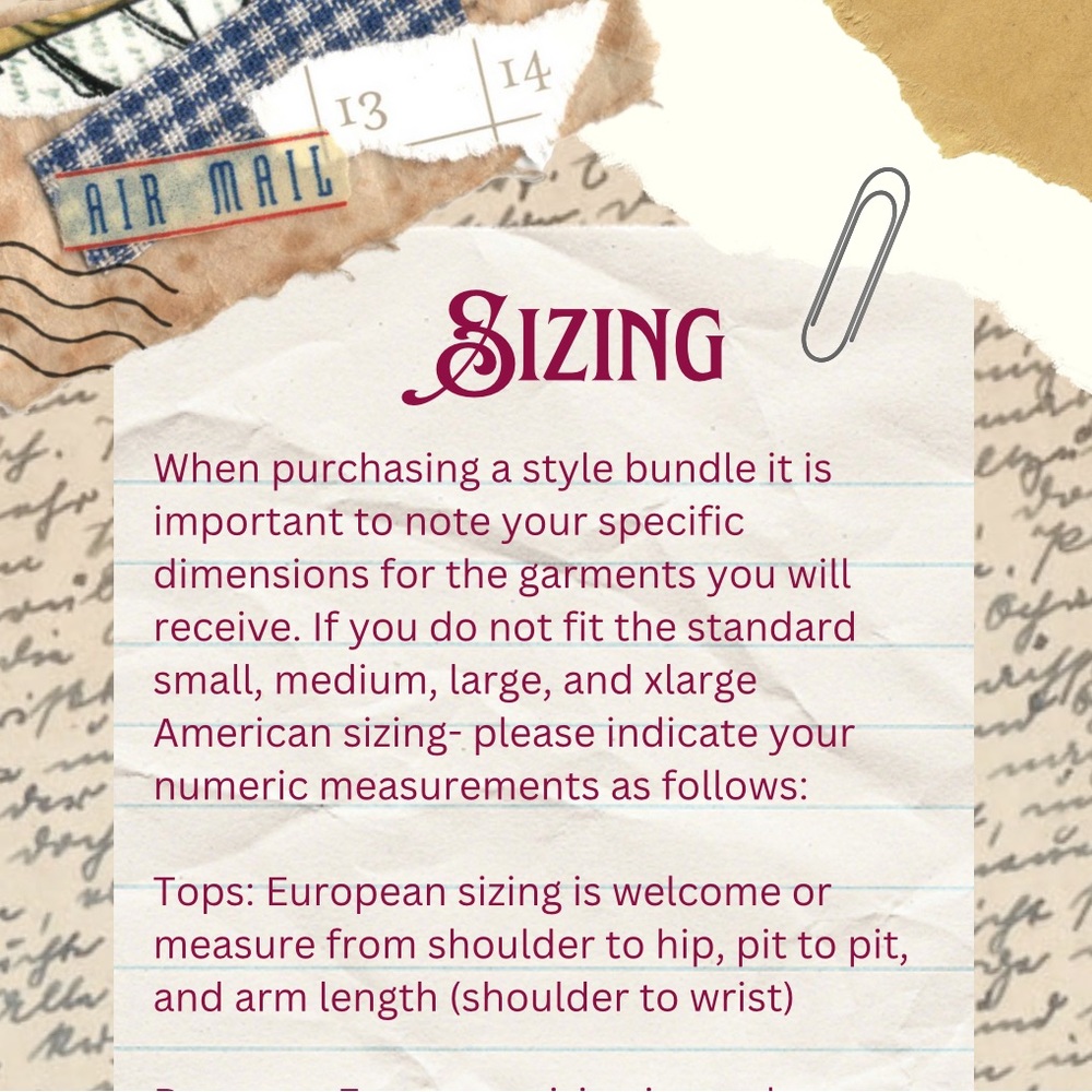 SIZING
